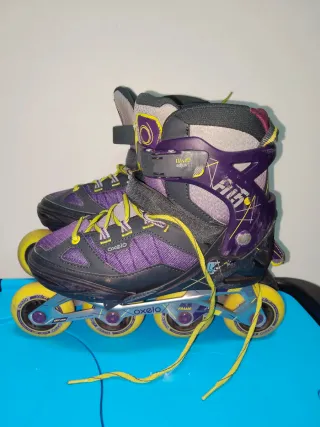 Patines en línea OXELO Fit 5 (T. 38-41) - aluminio