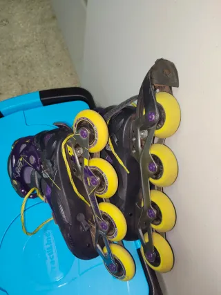 Patines en línea OXELO Fit 5 (T. 38-41) - aluminio