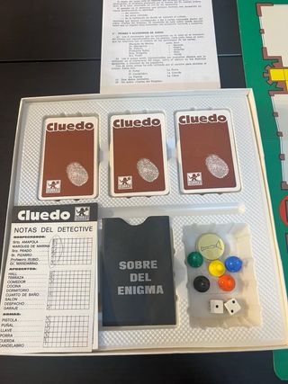 Cluedo Borrás vintage años 70 completo original