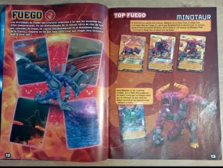 Álbum Invizimals vacío + revista + juego de cartas