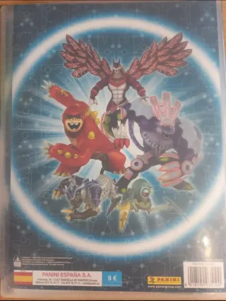 Álbum Invizimals vacío + revista + juego de cartas