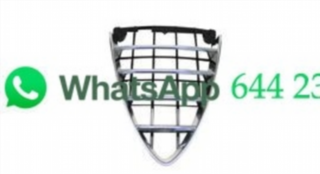 REJILLA CENTRAL (CROMADA) ALFA 159 2005.06- 107.0