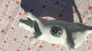 Porcelana Viana Vaca Jarra