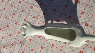 Porcelana Viana Vaca Jarra