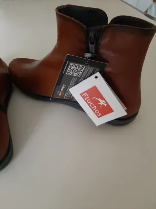 Botines de piel Fluchos marrones