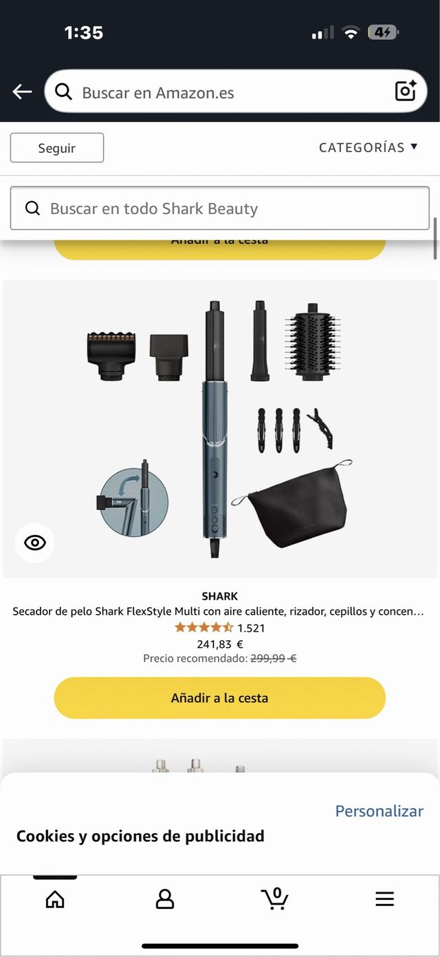 Asciugatrice per capelli Shark FlexStyle Multi