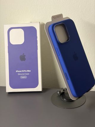 Cover iPhone 16 Pro Max MagSafe Blu