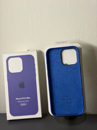 Cover iPhone 16 Pro Max MagSafe Blu