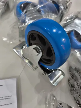 !!! NUEVAS 8 Ruedas Giratorias con Freno