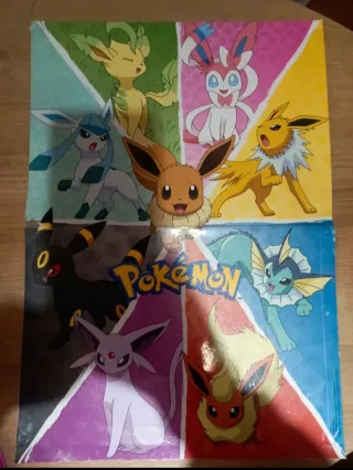 Lote de 5 Pósters Pokémon.