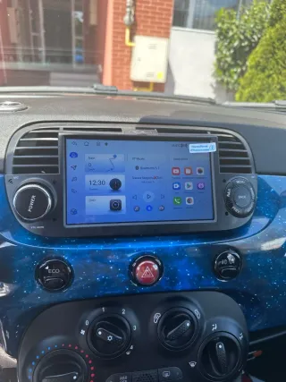 Rádio Fiat 500 Android 14 com GPS (Novo em caixa)