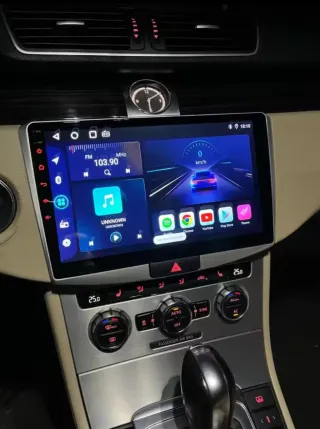 Rádio VW Passat B6 B7 Android 14 com Carplay.