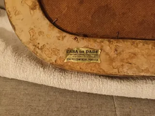 Quadro Vintage "Adoração dos Magos" Talha Dourada