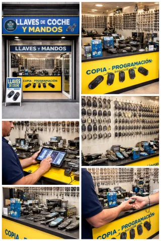 Llaves de coche y mandos para la mayoría de marcas