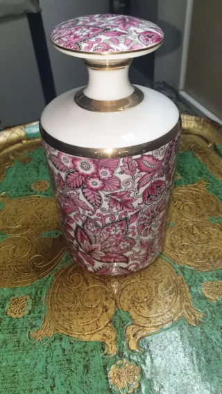 2 Potes Cerâmica Coimbra Rosa e Branco