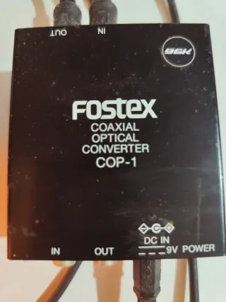 Fostex COP-1 Convertidor Coaxial a Óptico