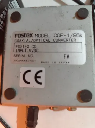 Fostex COP-1 Convertidor Coaxial a Óptico