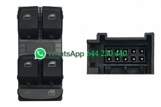 MANDO ELEVALUNAS DELANTERO IZQUIERDO(NEGRO/BLANCO