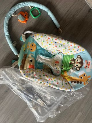 Hamaca para bebé con arco de juegos Bright stars.