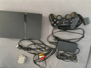 PlayStation 2 Slim Negra + Cables
