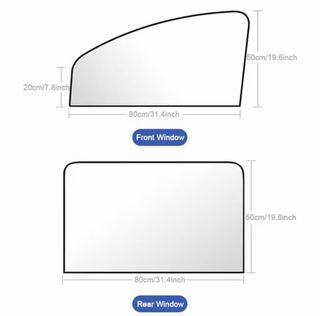 Oscuranti finestrini ant e post auto Tendine nere
