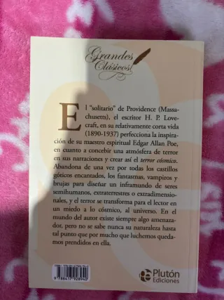 Antología de Relatos de Terror de H.P Lovecraft