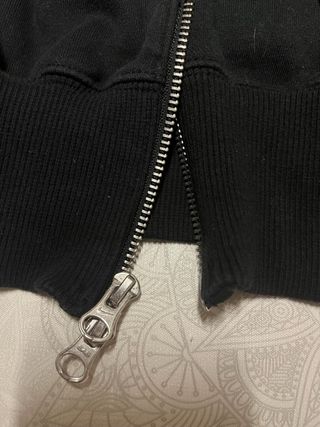 Chaqueta Nike Negra Cremallera Capucha