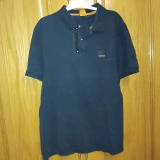 Polo Boss Orange Negro