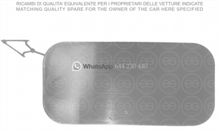 TAPA REMOLQUE PARAGOLPES DELANTERO CITROEN JUMPY