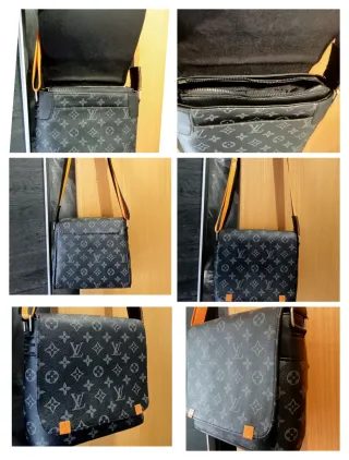 Borsa Louis Vuitton Nero/Grigio