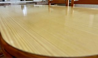 Mesa de cocina extensible de madera con 5 sillas