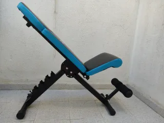 Banco de Gimnasio JX Fitness + Mancuernas Tentable