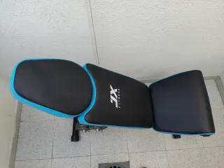 Banco de Gimnasio JX Fitness + Mancuernas Tentable