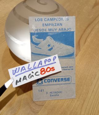 CROMO TARJETA DRAZEN PETROVIC YUGOSLAVIA #141