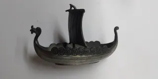 Barco Vikingo Suecia Metal VINTAGE