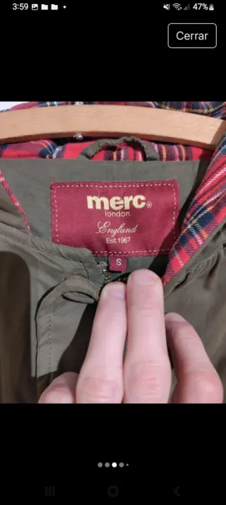 Parka Merc Tobias Verde Oliva