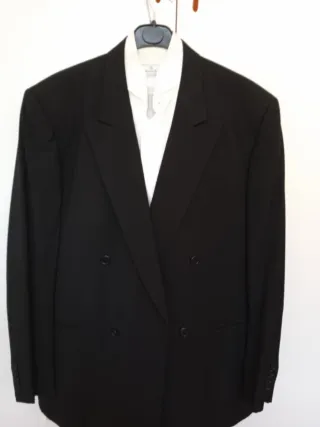 Completo vestito da sposo nero