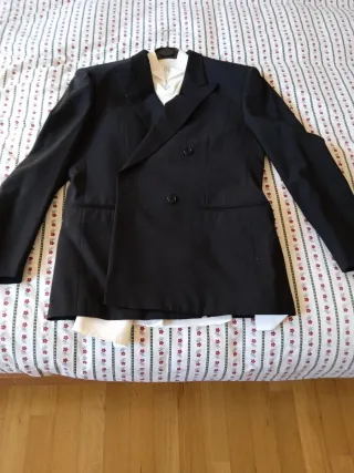 Completo vestito da sposo nero