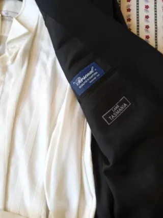 Completo vestito da sposo nero