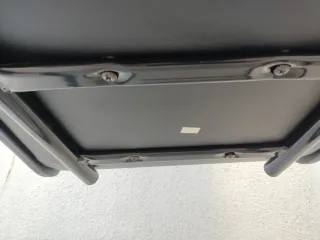 Sillón de despacho cuero negro