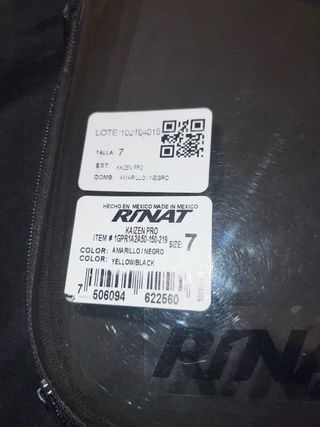 Guantes Portero Futbol Rinat Neon Pro talla 7