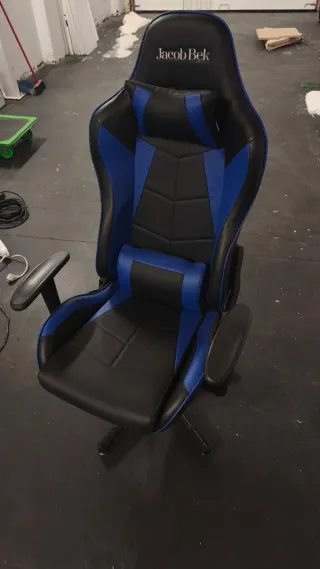 Silla Gaming Jacob Bek Negra y Azul