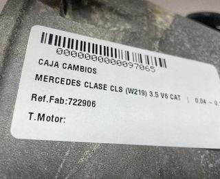 Caja cambios mercedes-benz 722906 clase cls 97065