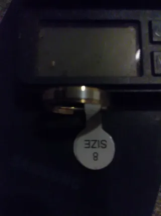 Anillo Oro 24k Talla 8