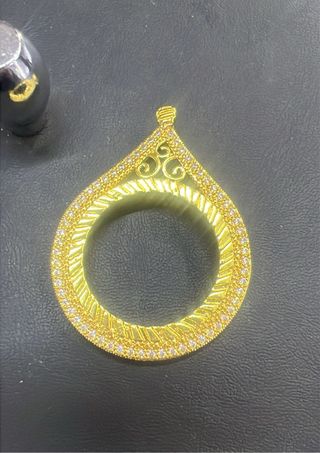 Colgantes de plata bañado en oro 18 kilates