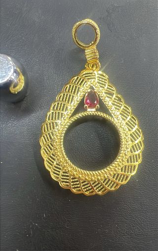 Colgantes de plata bañado en oro 18 kilates