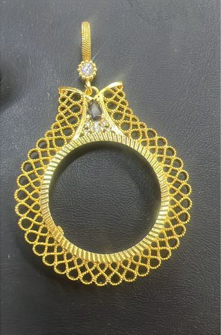 Colgantes de plata bañado en oro 18 kilates