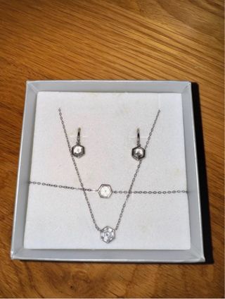 Conjunto Stone by Stone Prata