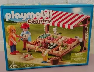 Playmobil-Puesto frutas ciudad 6121