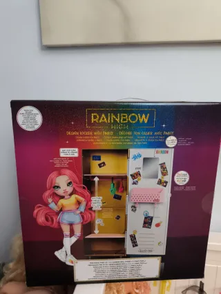 Rainbow High Pinkly con taquilla